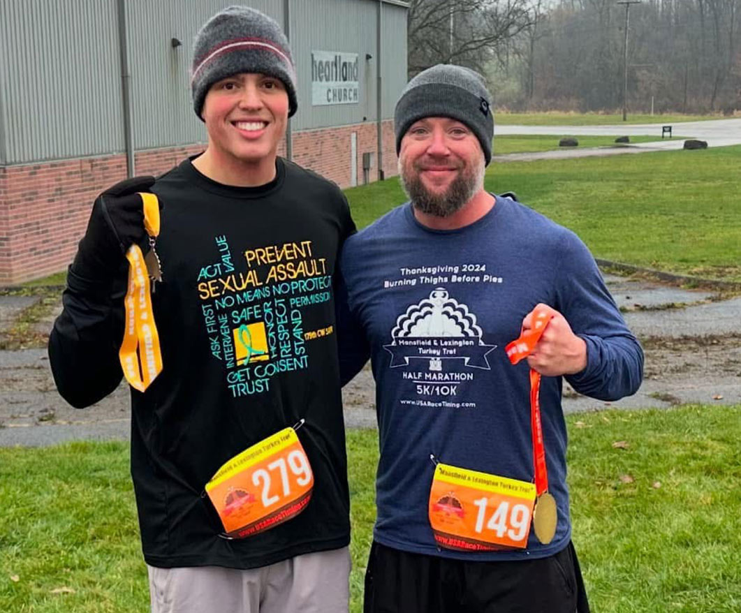 Thanksgiving morning 2024, 10K race completed alongside my nephew Ethan in Lexington, Ohio.