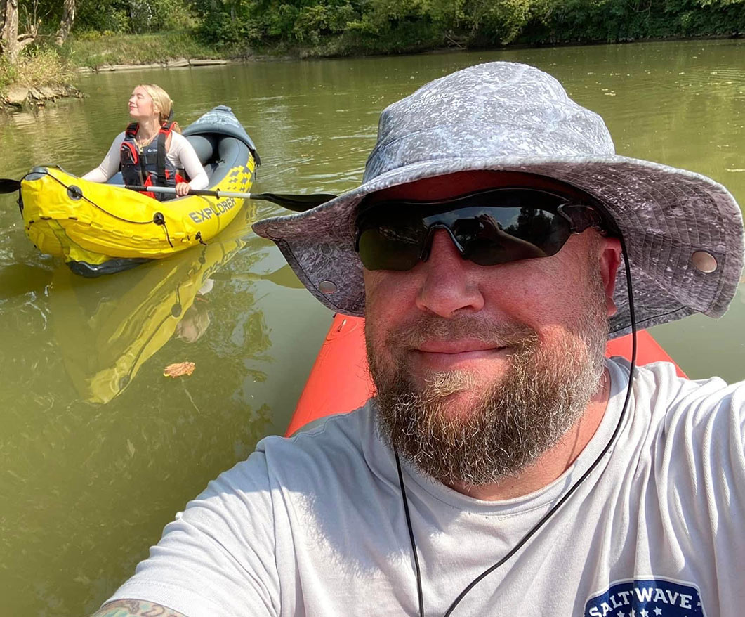 Kayaking adventure with my daughter Tori at Coupling Metro Park