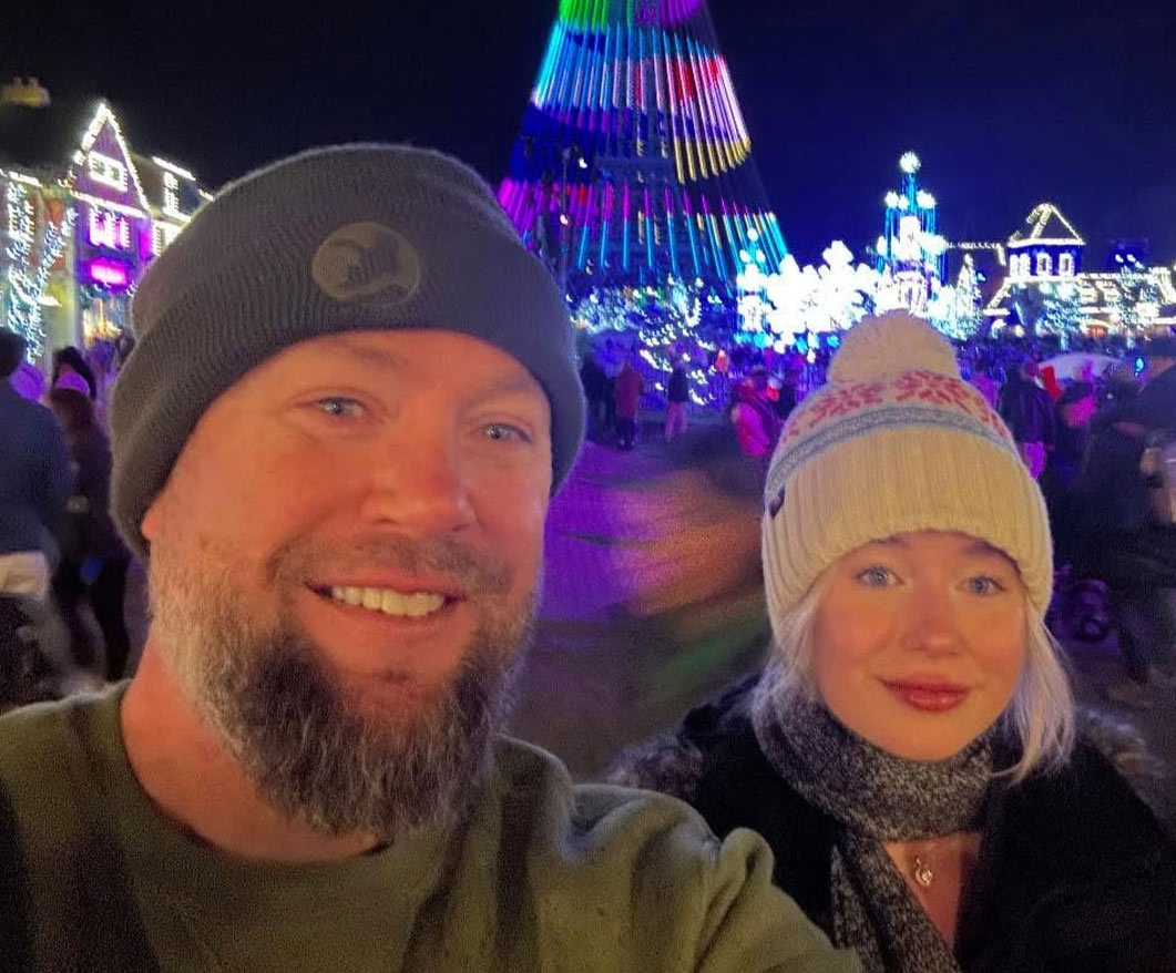 Kings Island WinterFest with my beautiful daughter Tori